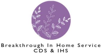 A logo for breakthrough in home service cds and ihs