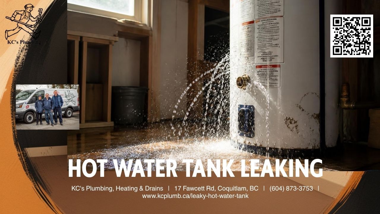 hot water tank leaking
