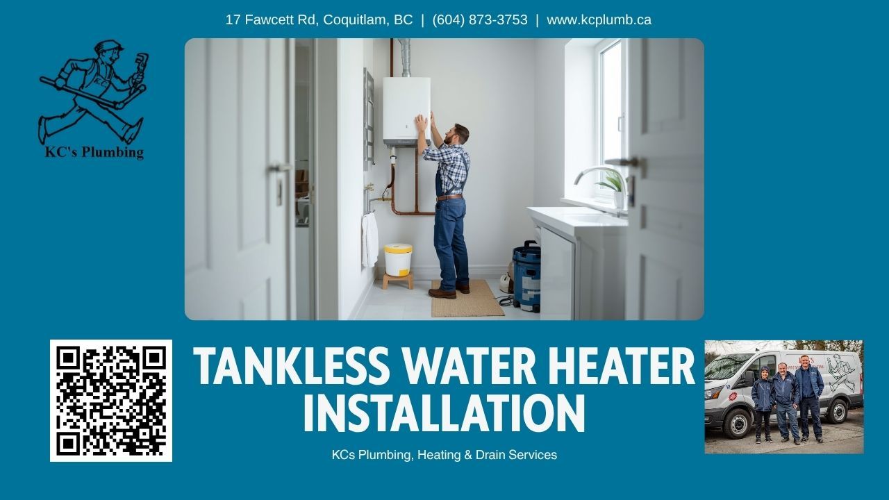tankless water heater installation