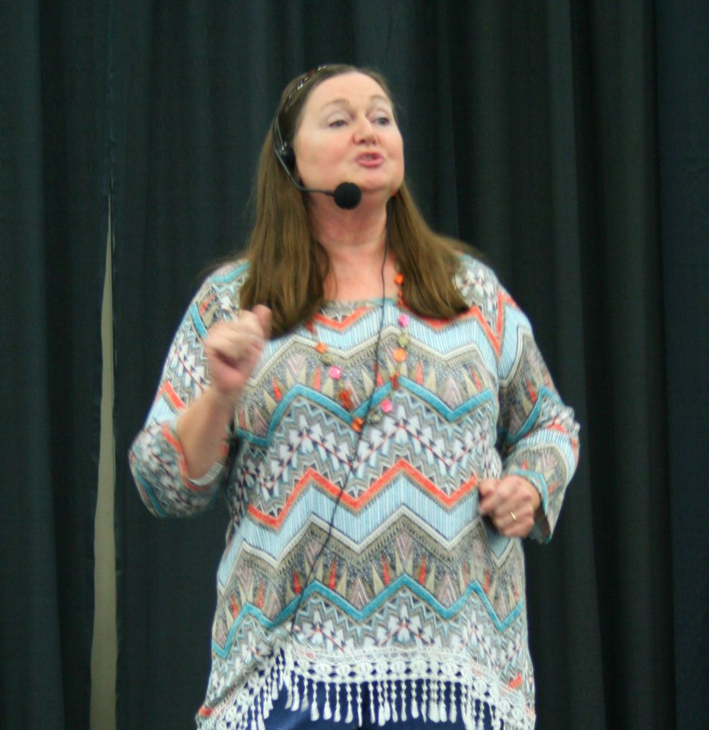Debra Kumar telling a story