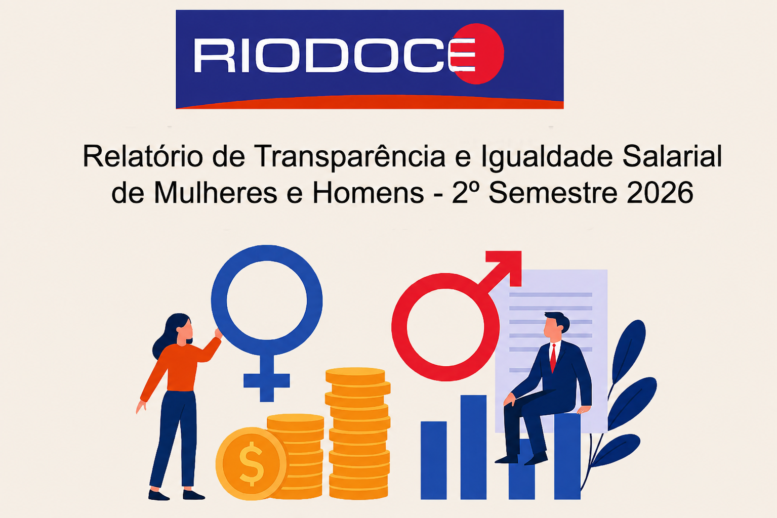 Relatório sobre transparência e igualdade salarial. 