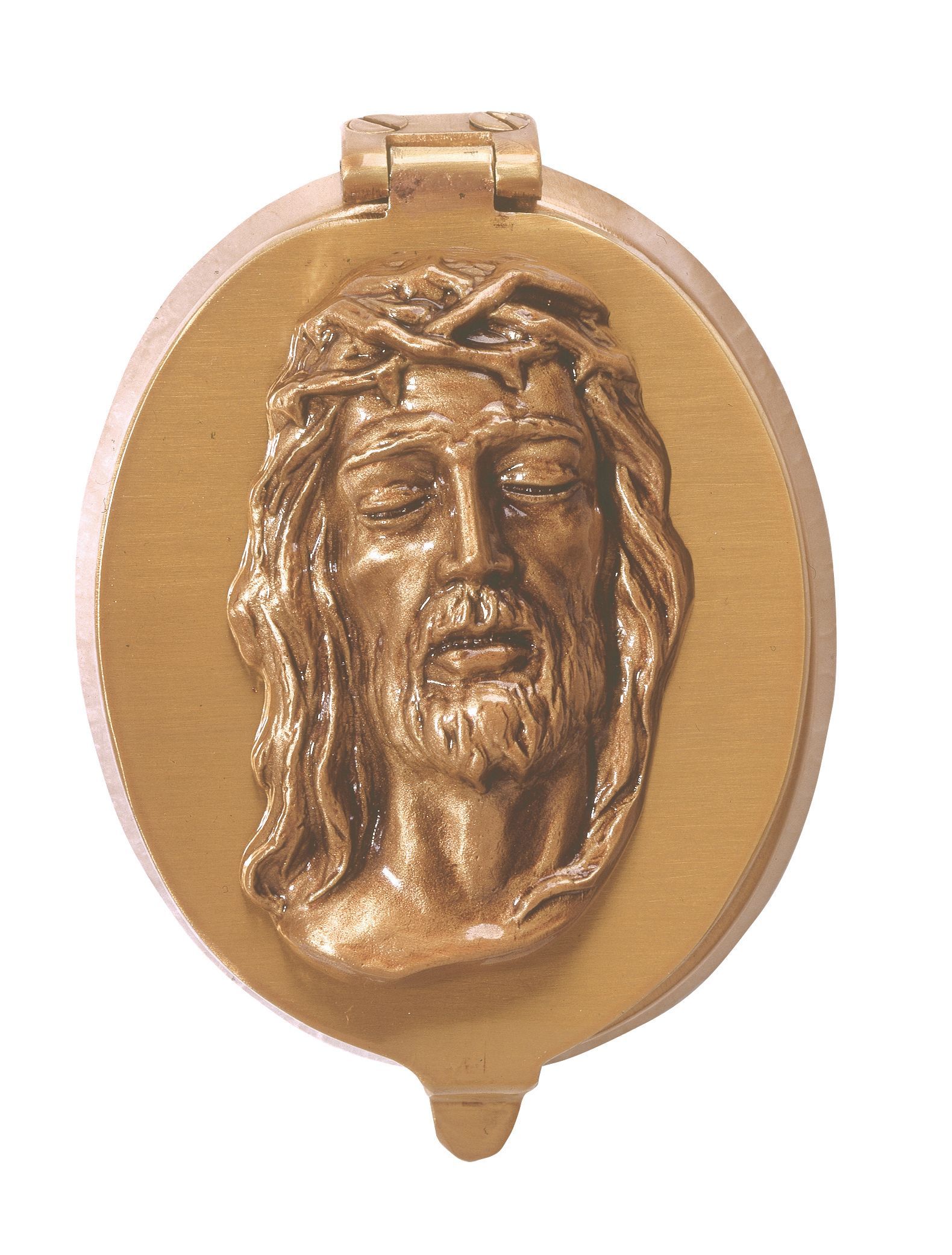Cornice in bronzo cristo