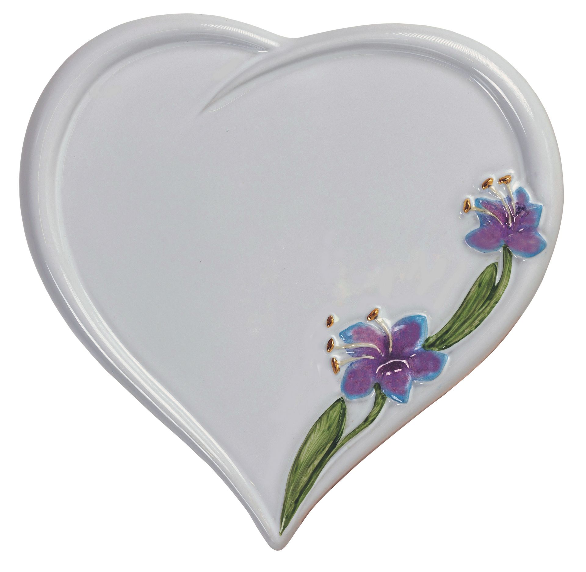 Placca Heart lilium