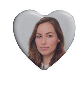Placca miniatura cuore