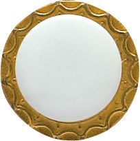 Calamita color oro tonda