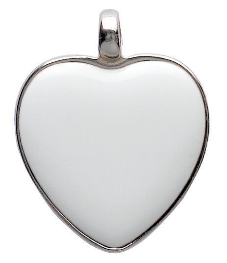 Ciondolo cuore argento