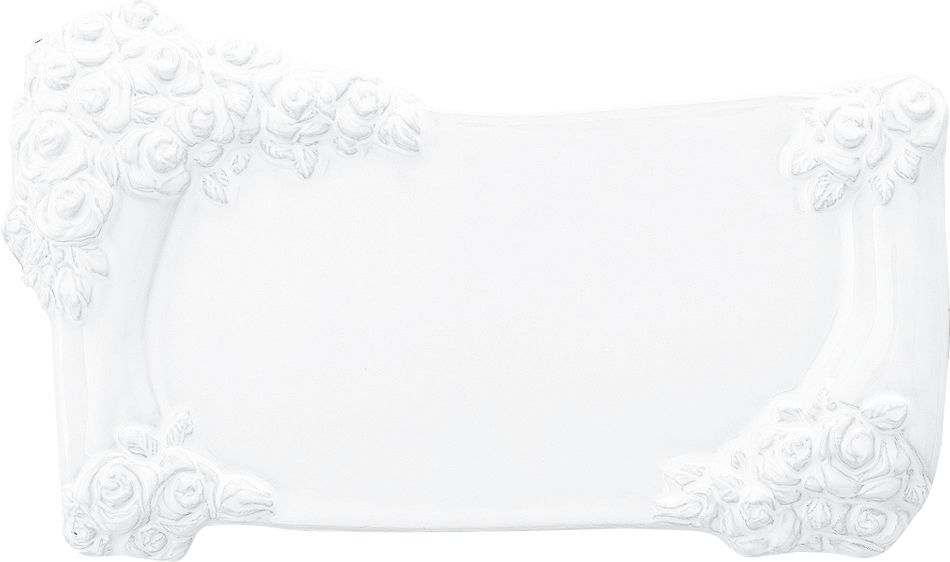 Targa Cornice floreale