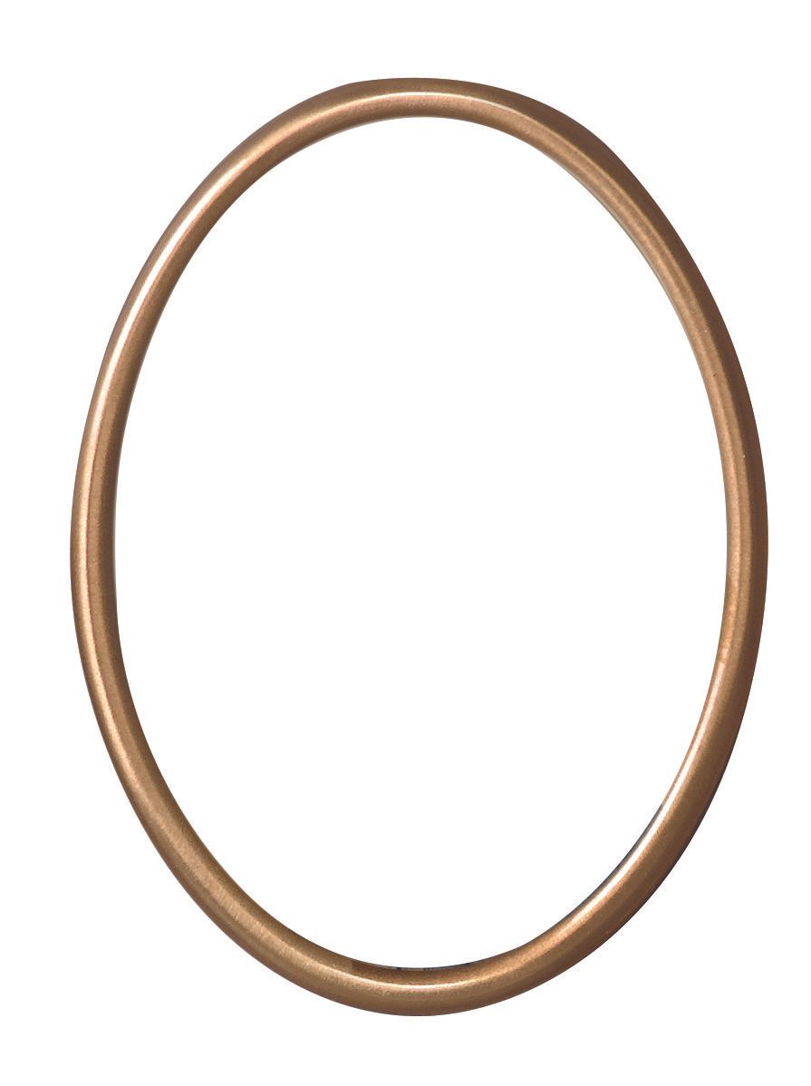 Cornice in bronzo ovale