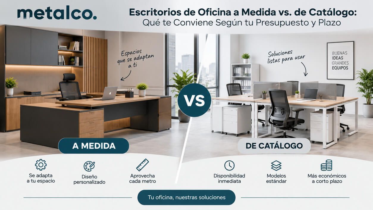 Escritorios a Medida vs. Catálogo: Cuál Conviene