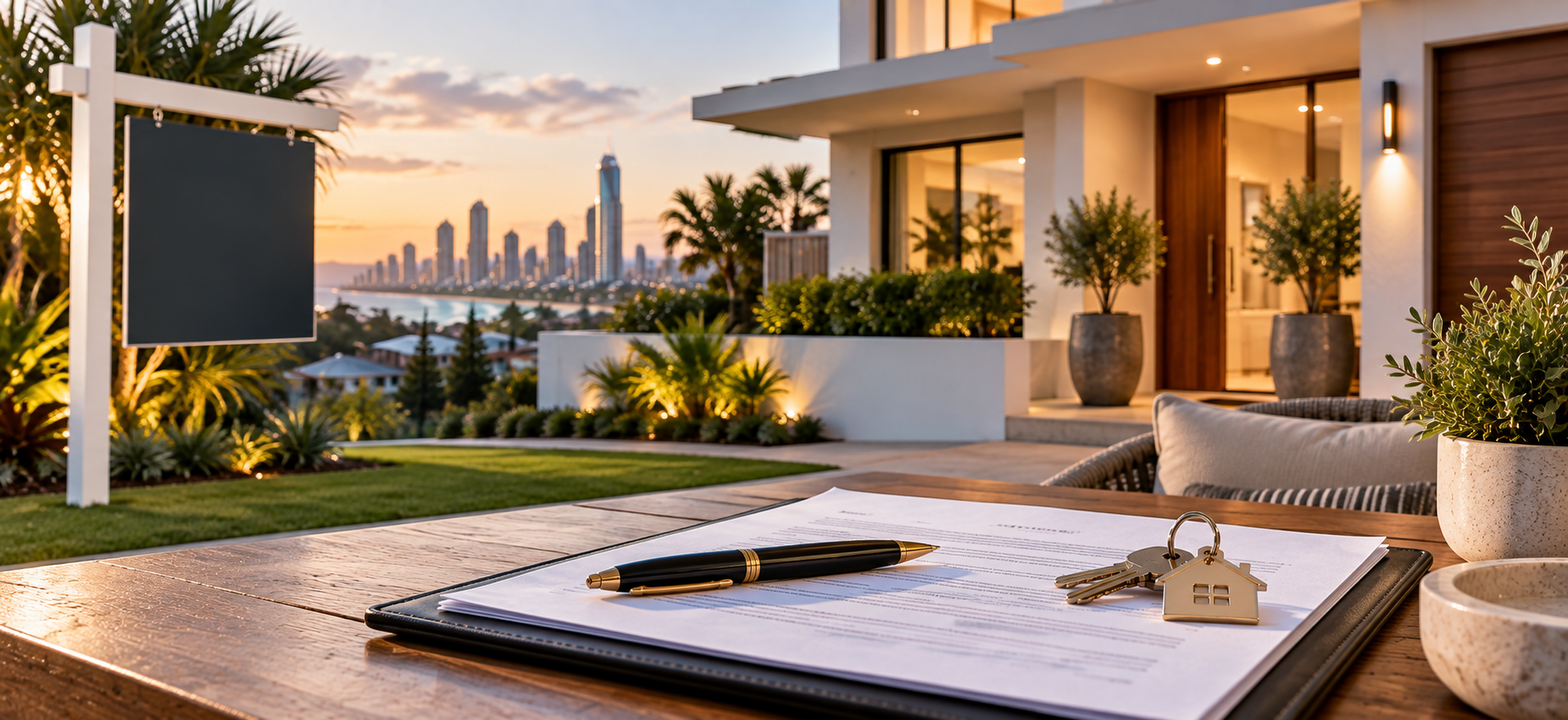 Gold Coast home for sale with Queensland property sale contrac