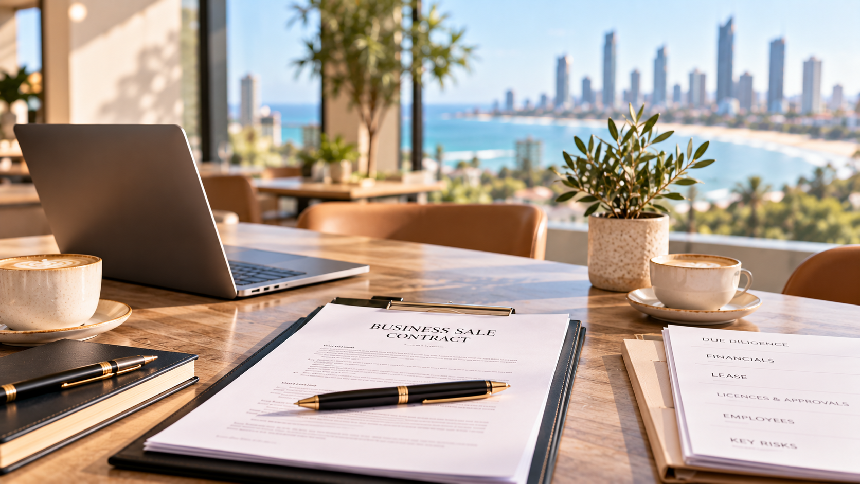 Reviewing a business sale contract before buying a business in Queensland
