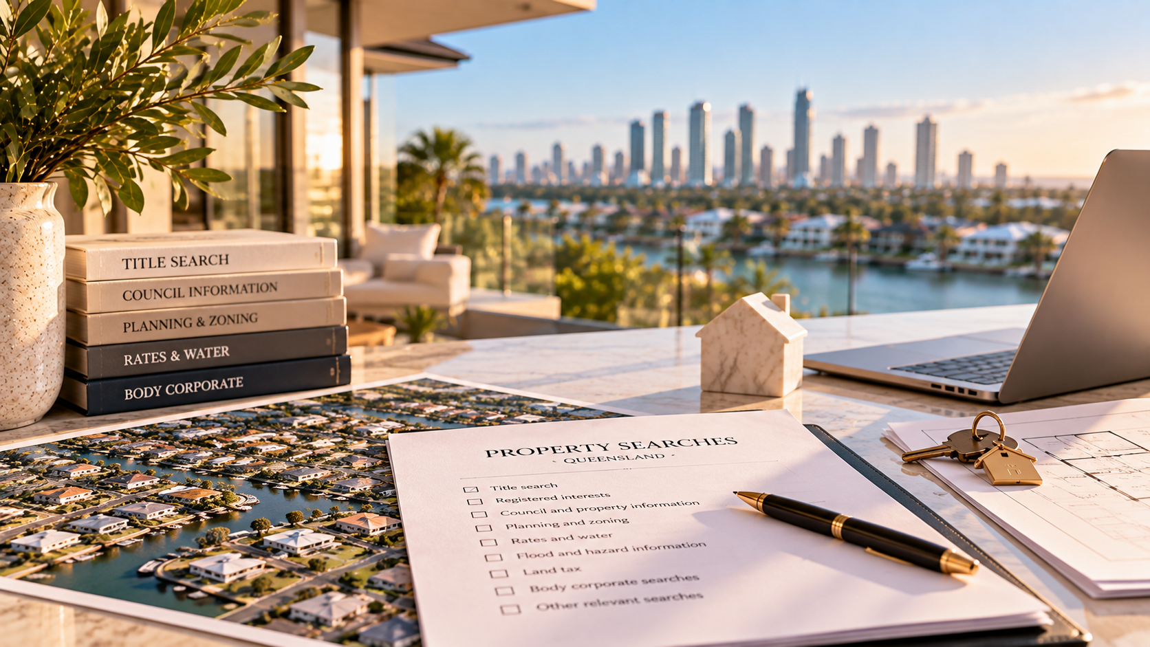 Property searches when buying a home in Queensland