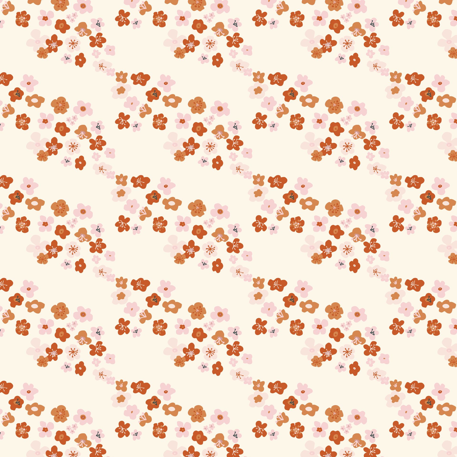 Early Blossoms pattern in autumn