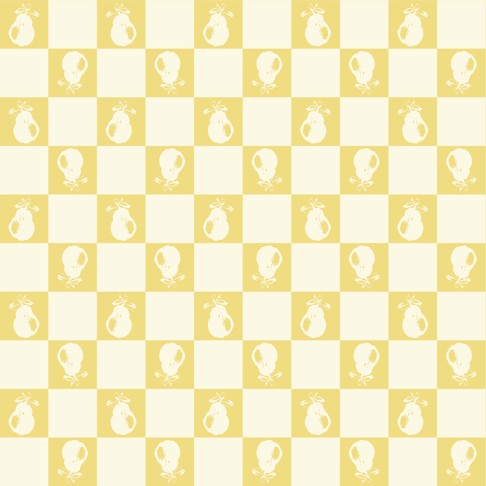 Pear Picnic pattern in harvest