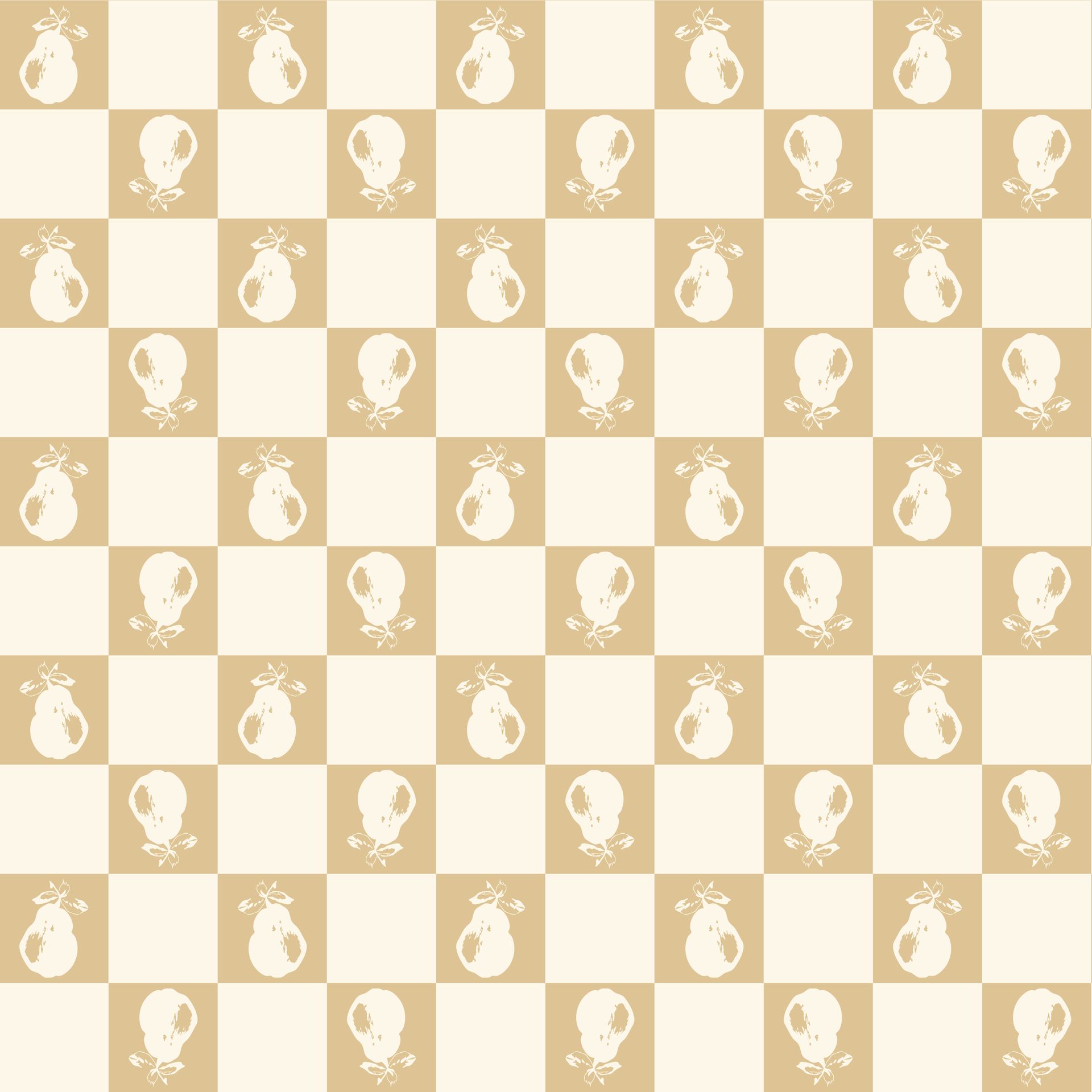 Pear Picnic pattern in holiday