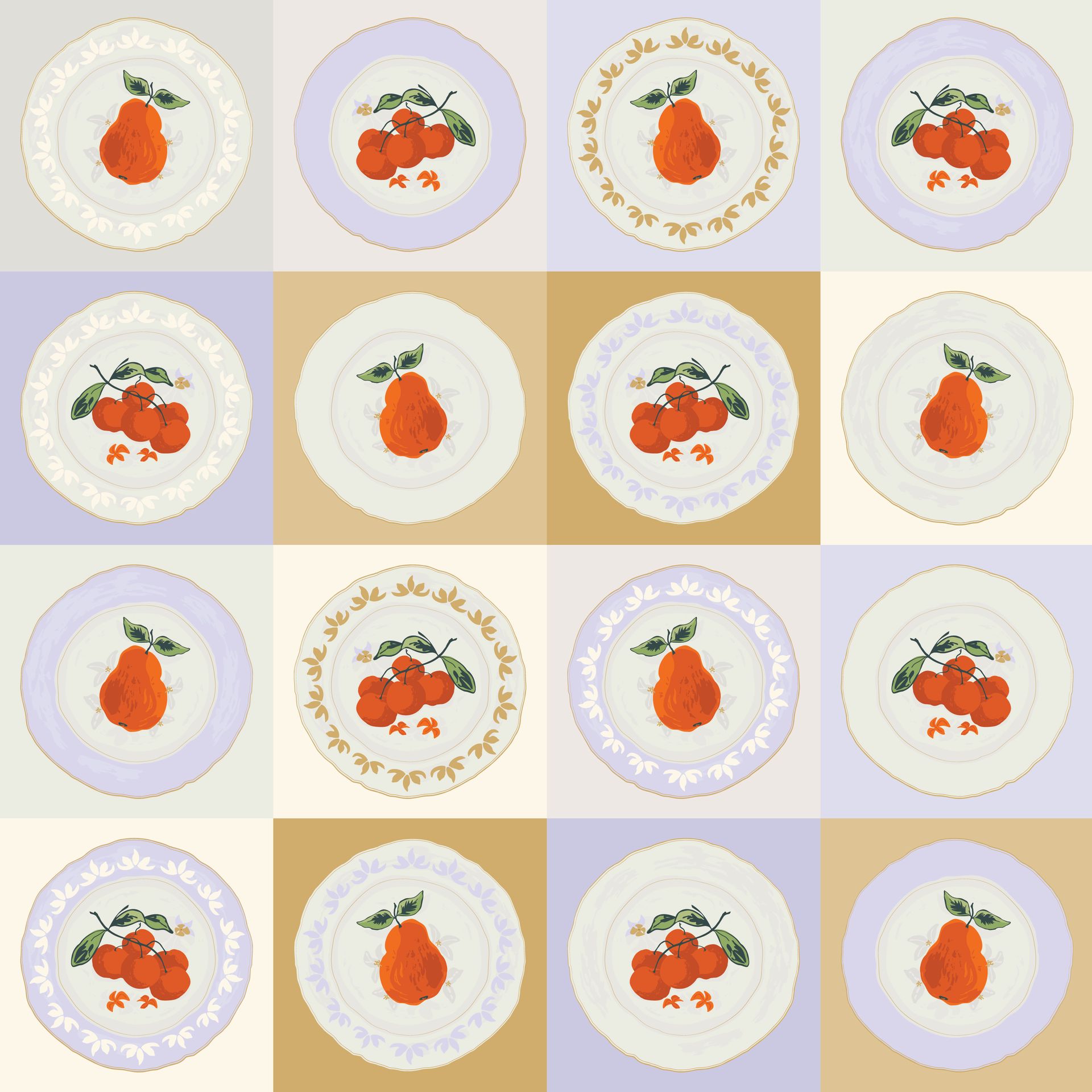 Corner Cabinet pattern in holiday