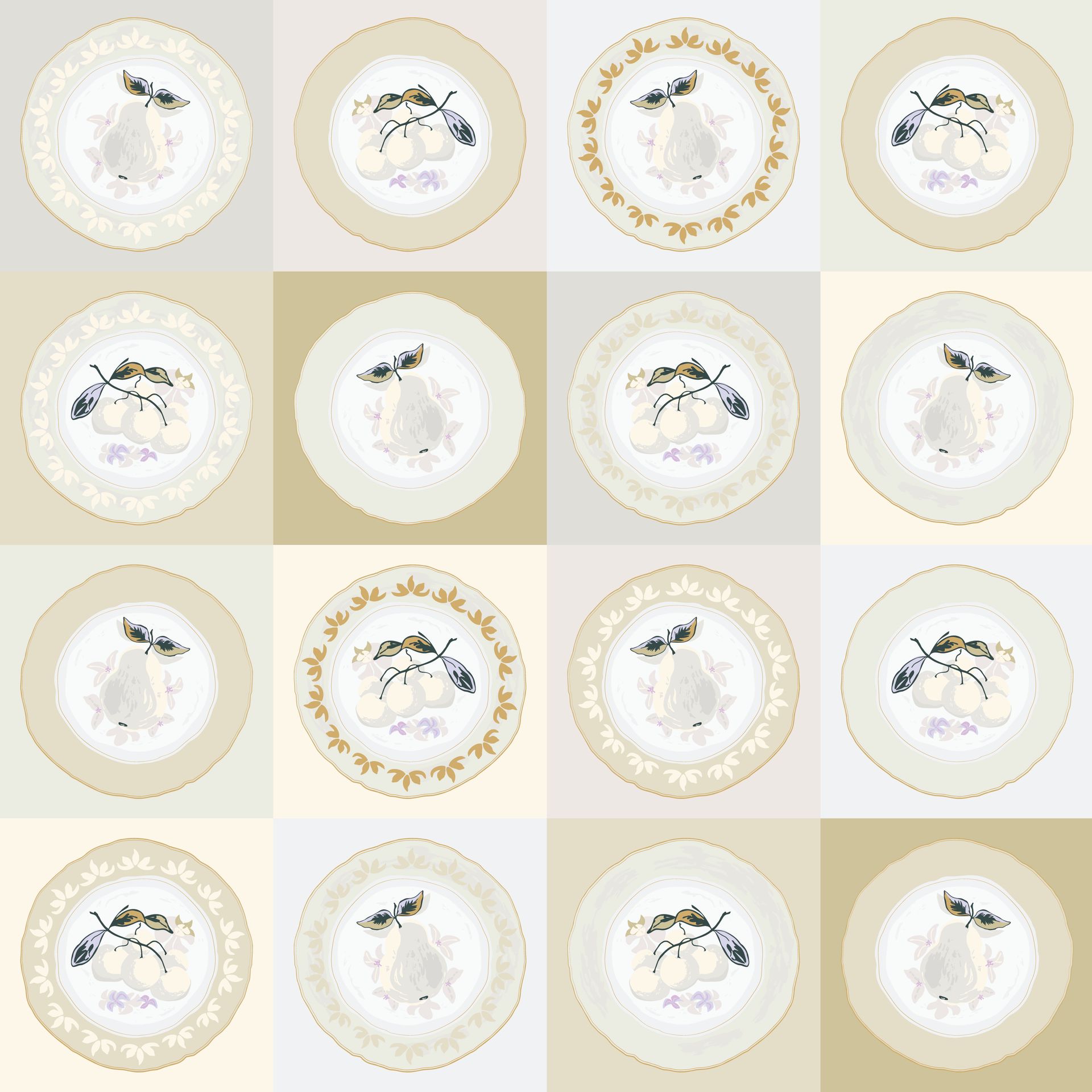 Corner Cabinet pattern in winter