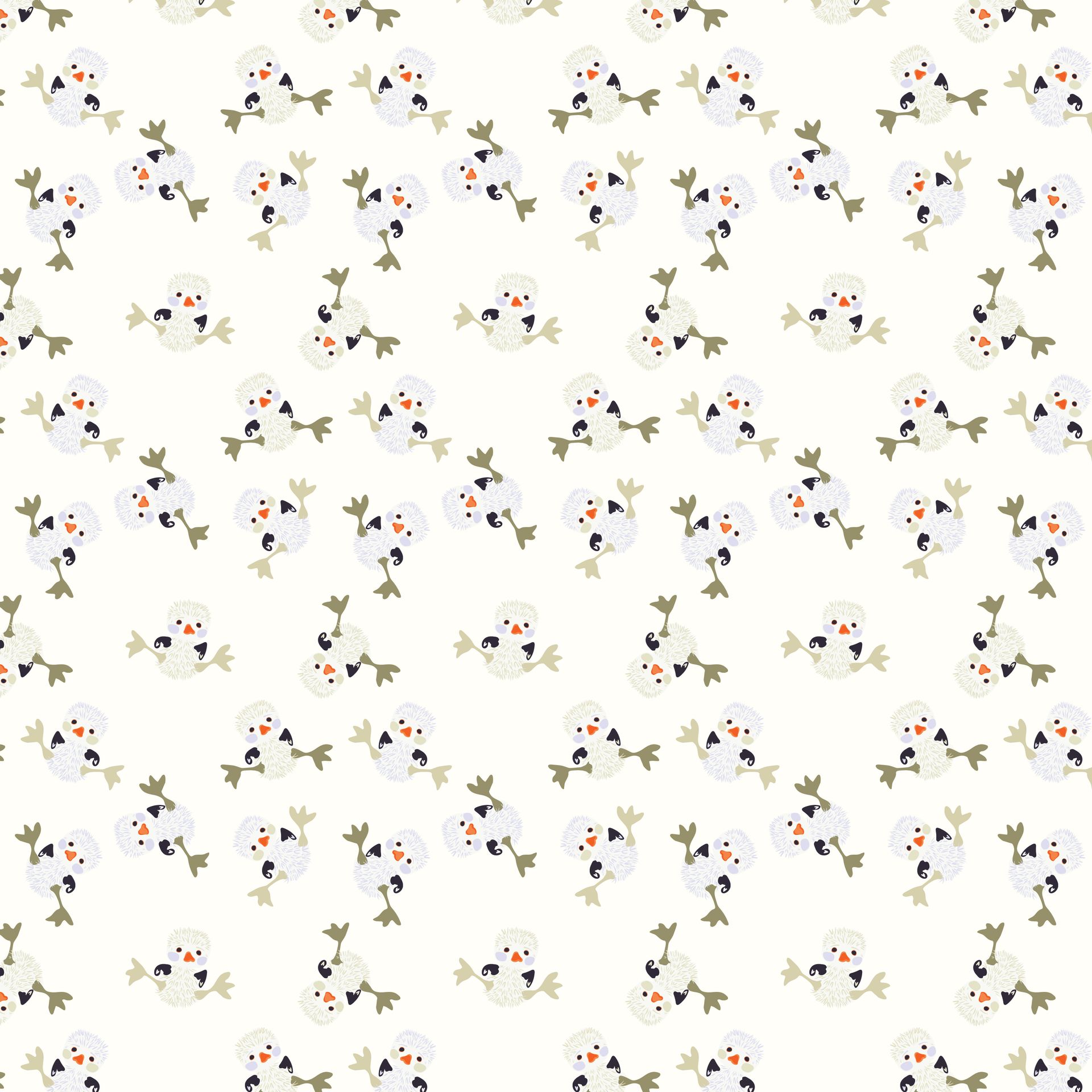 Chicky Babies pattern in dawn