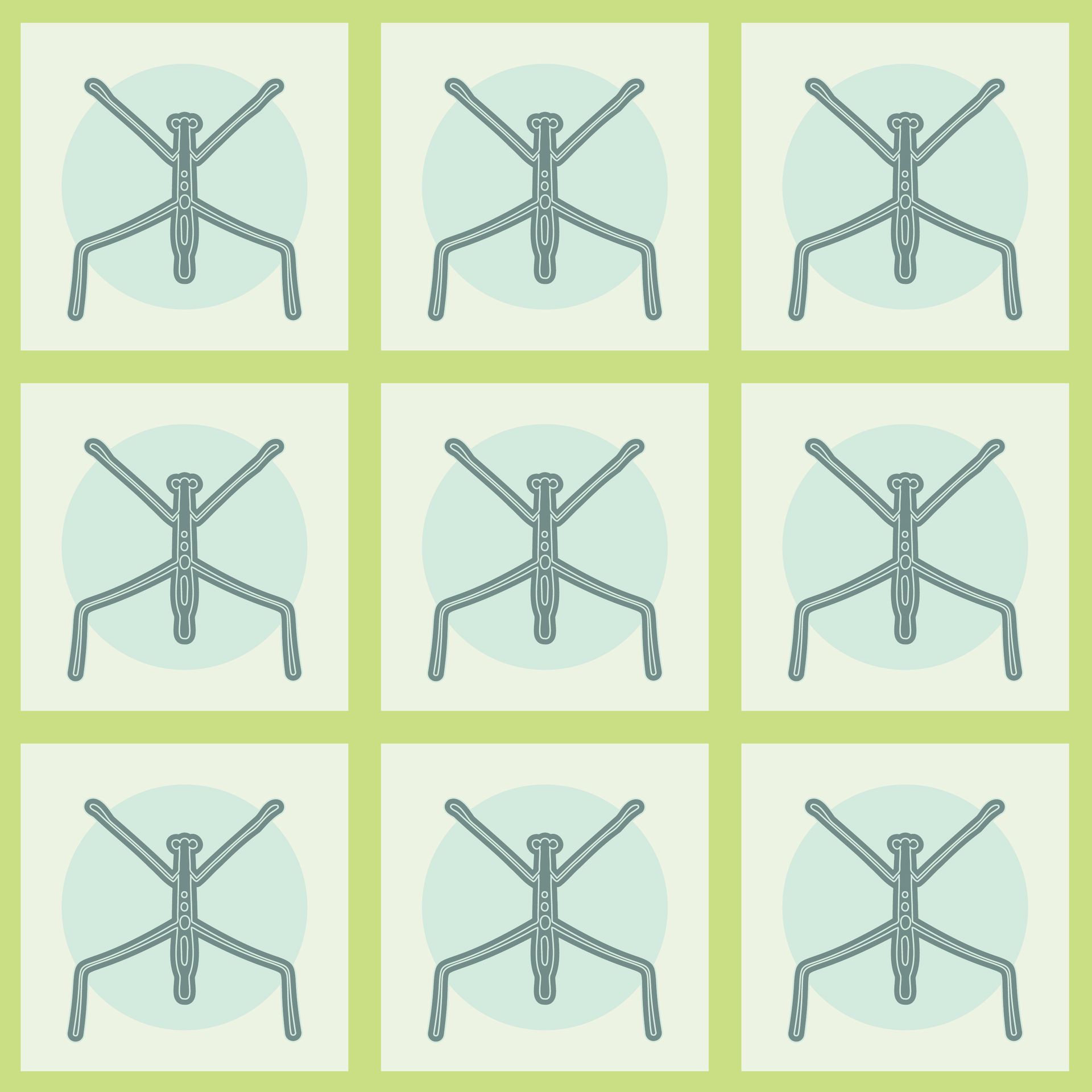 Moon Bug pattern in high noon