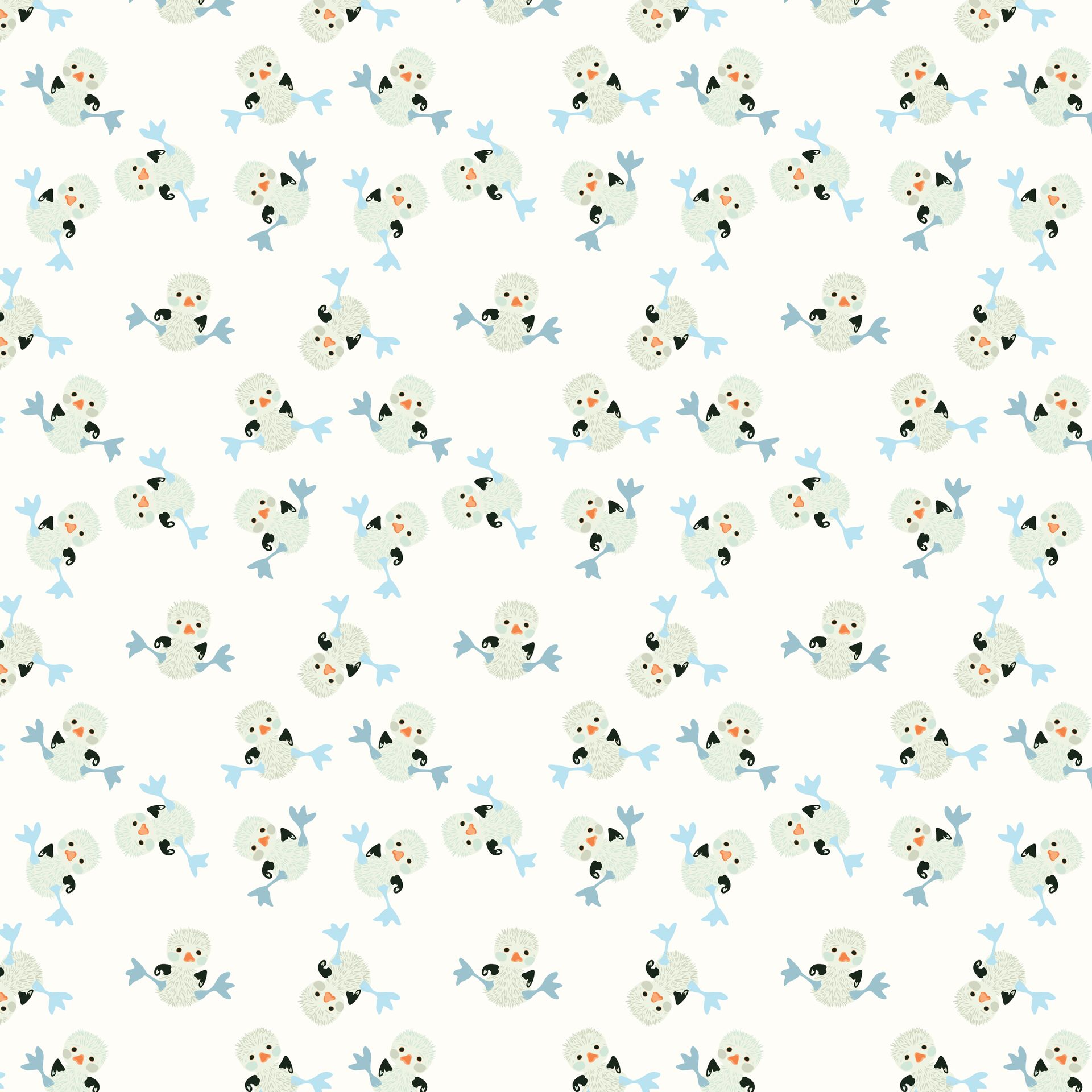 Chicky Babies pattern in high noon