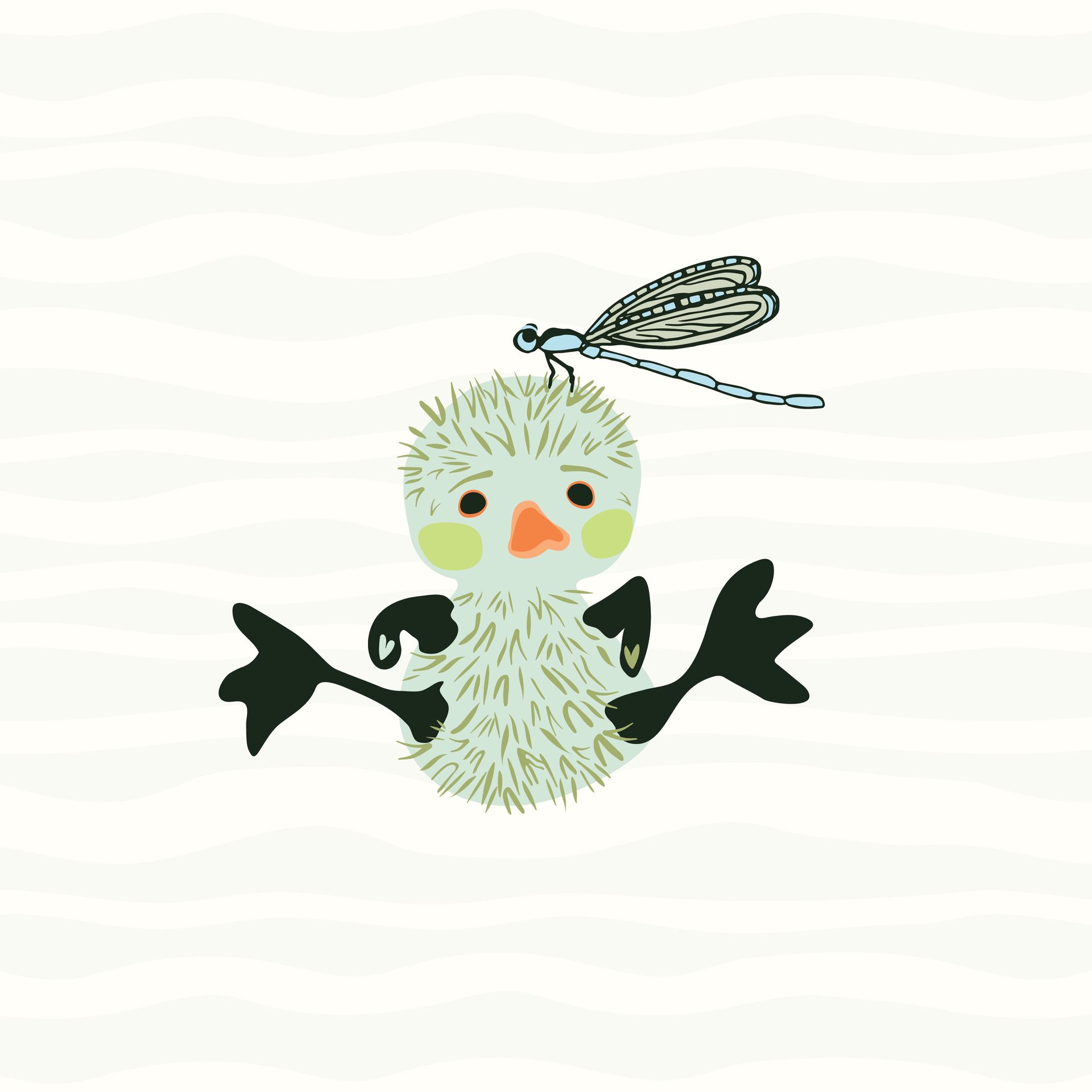 Chick pattern in high noon