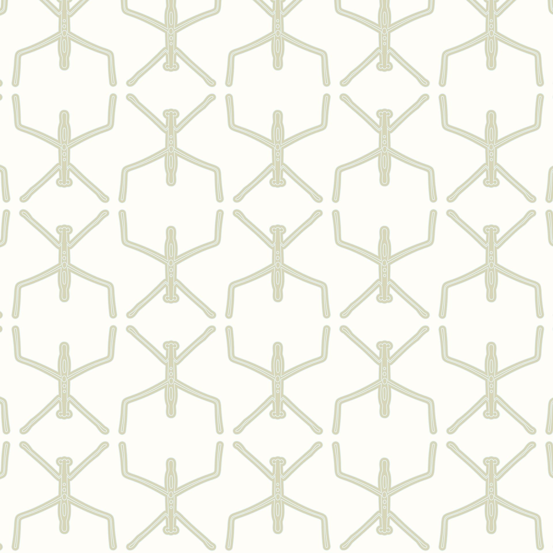 Waterbug Dance pattern in moonlight