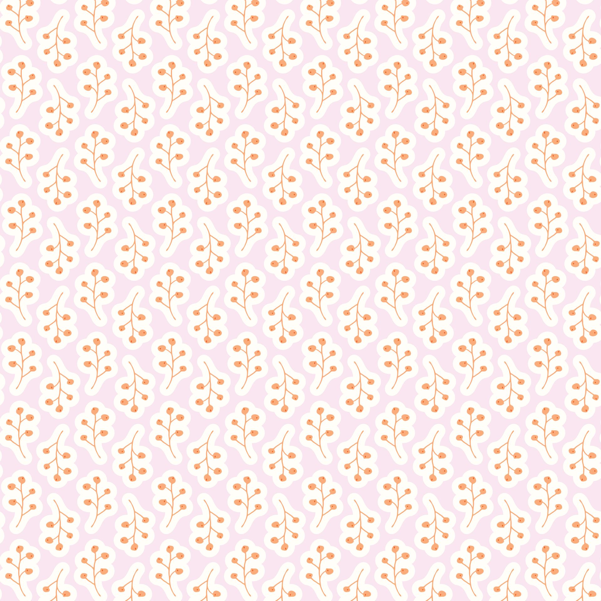 Shore Berries pattern in sunset