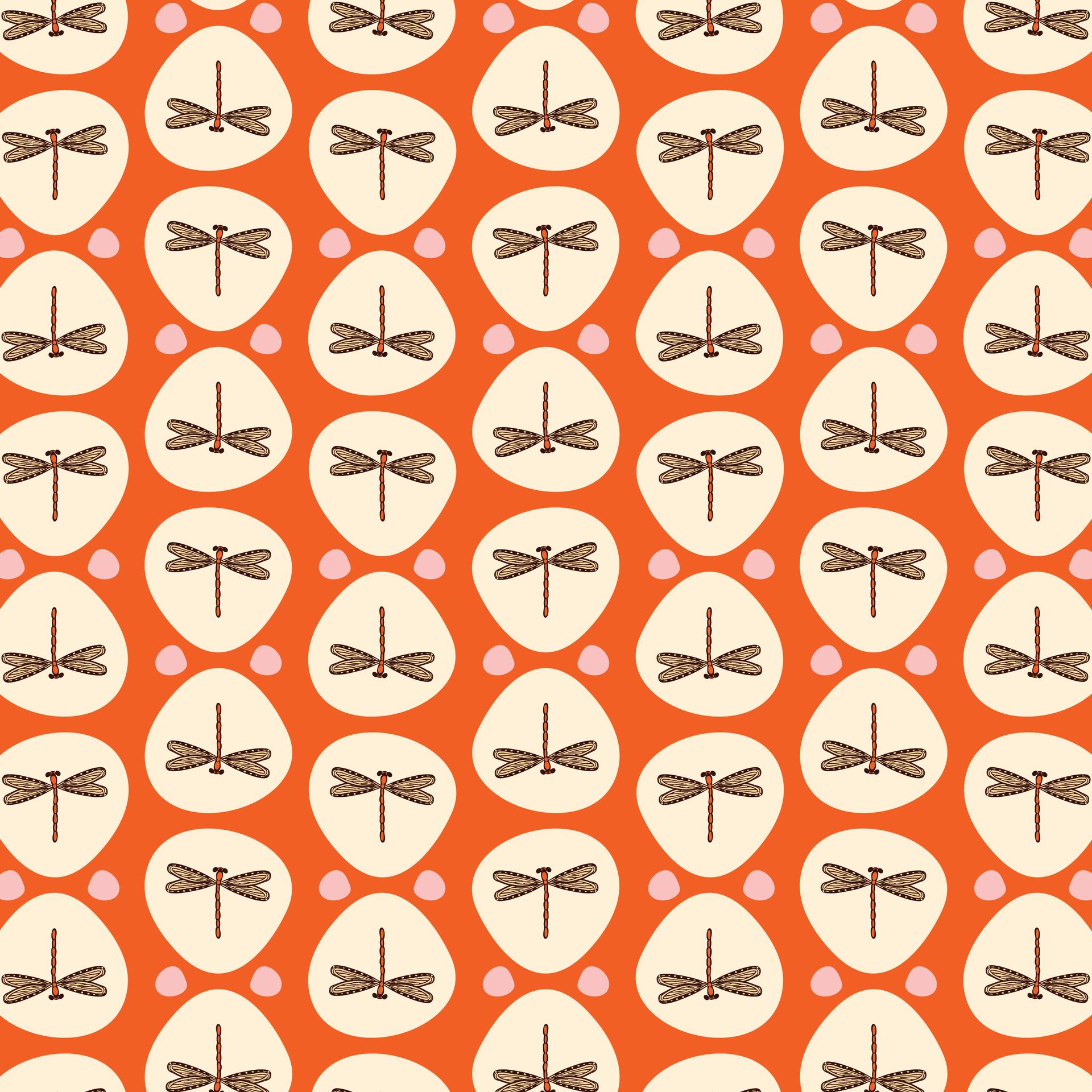 Song of the Dragonflies pattern in sunset