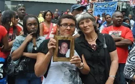 Families at Birmingham campaign demo