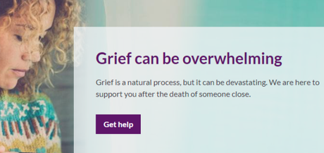 Click image to visit webpage Cruse Bereavement Care banner