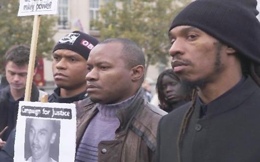 Brothers and Cousins of Mikey Powell (left to right) : Dave Springer, Tippa Naphtali and Benjamin Zephaniah