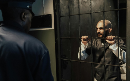 dark prison cell