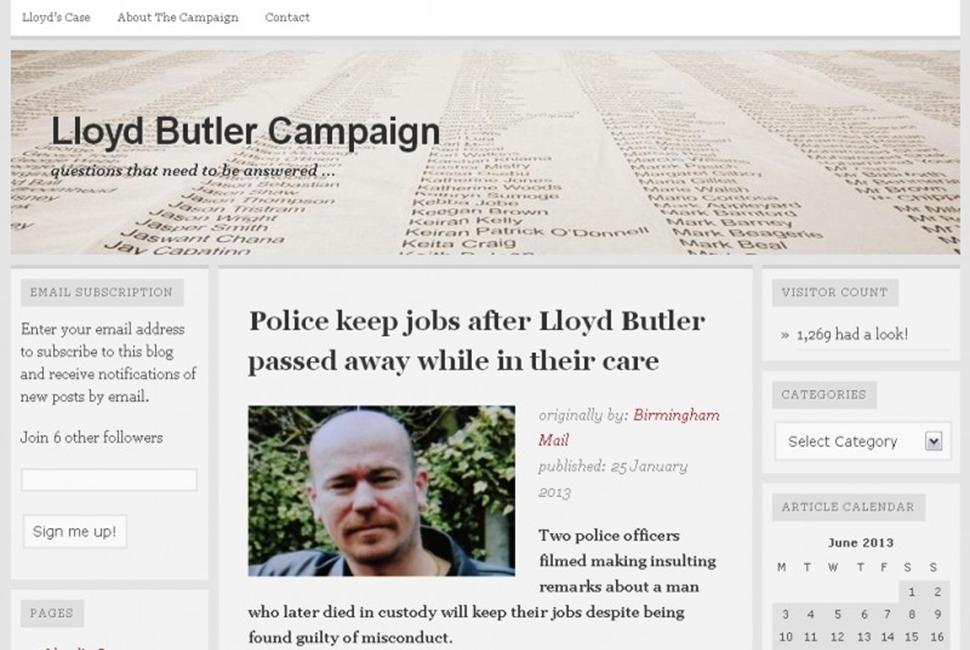 Lloyd Butler Campaign website