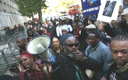 Campaigners at London rally 2004