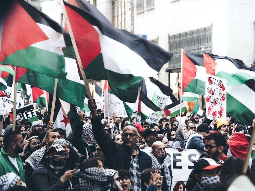 Gaza protestors