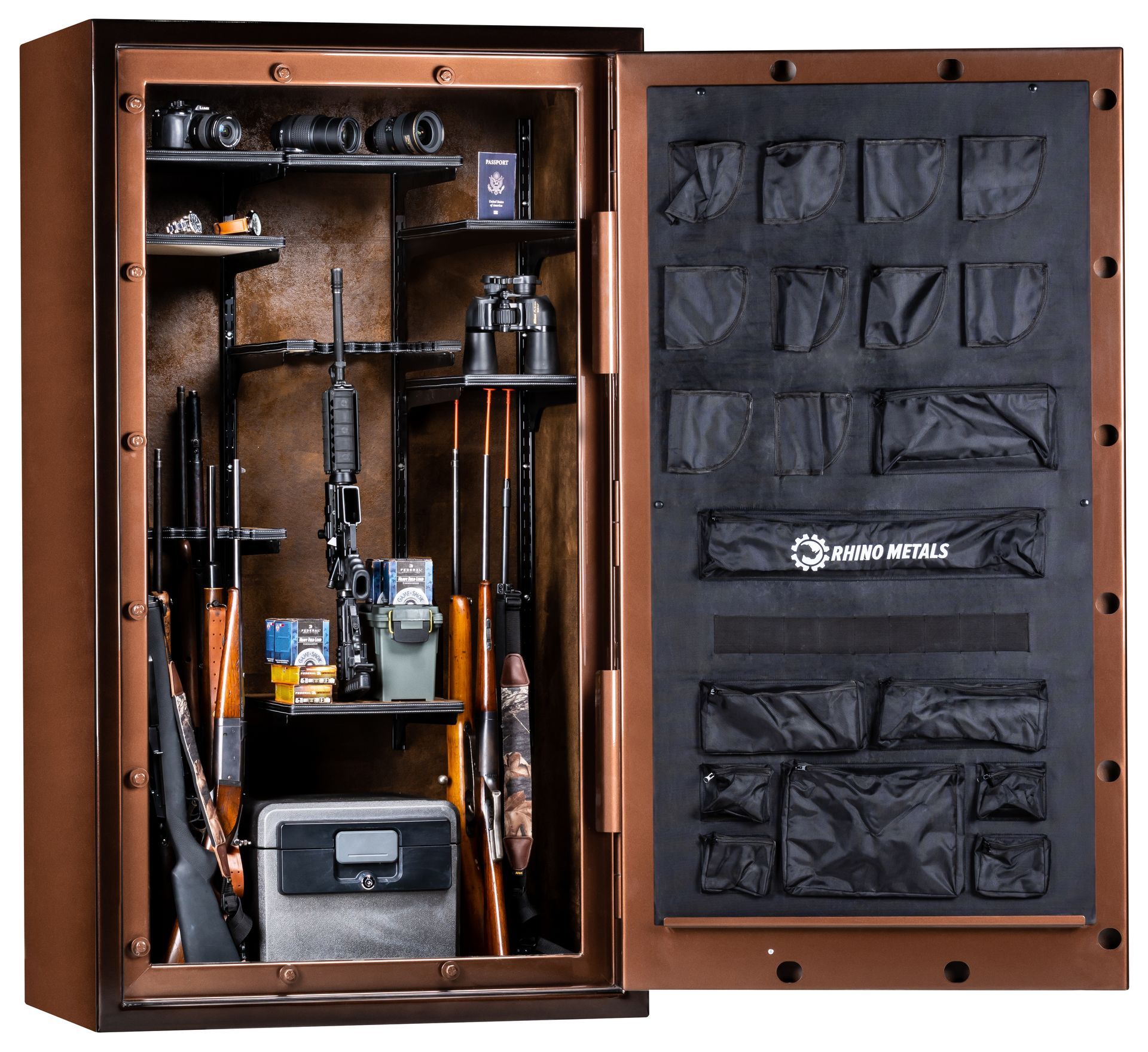 inside bronze gun safe for sale in springfield mo
