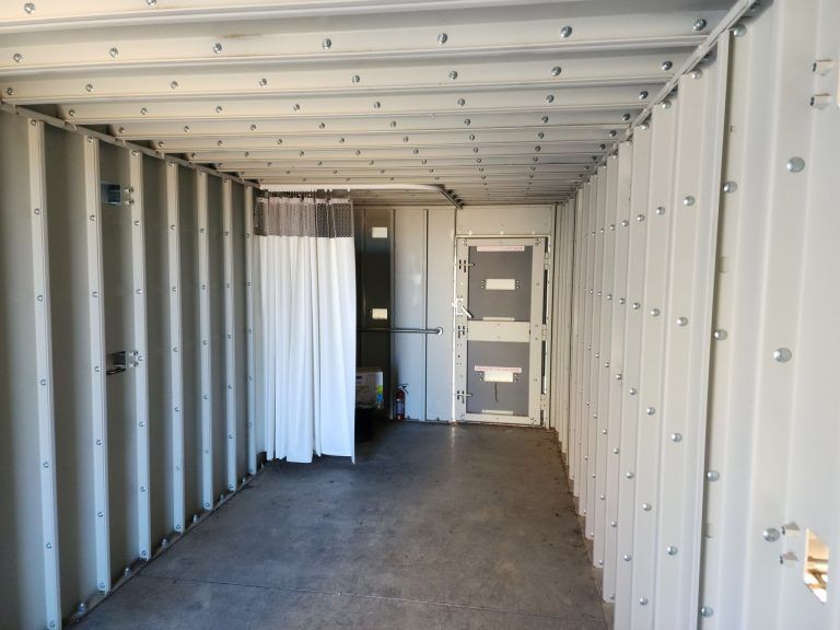 inside commercial storm shelter in Springfield, MO