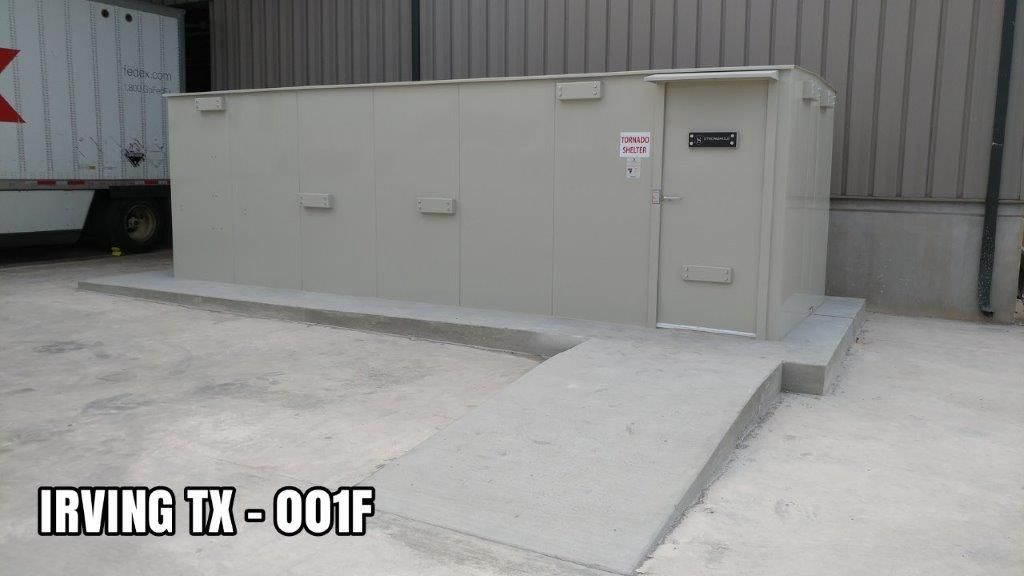 above ground storm shelter in irving tx