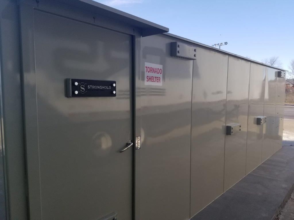 above ground commercial tornado shelter in louisville 