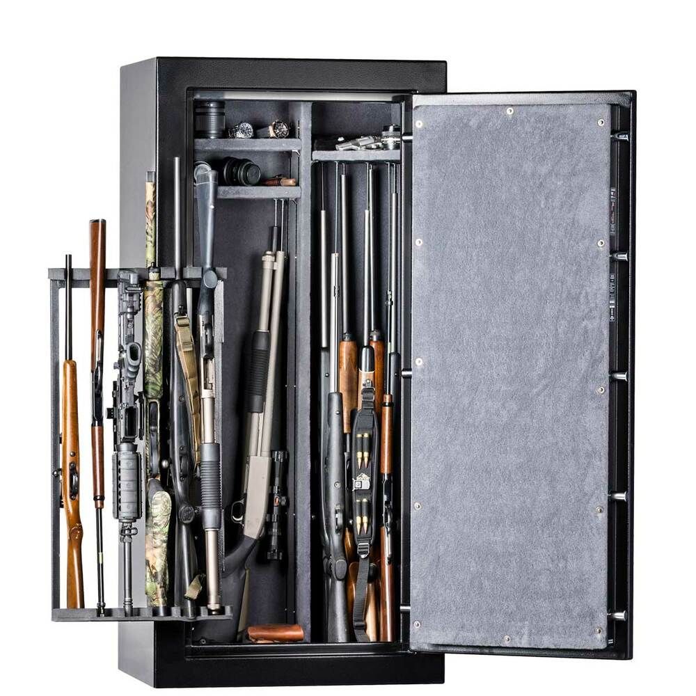 Rifle rods inside of gun safe sold by Springfield, MO's best gun safe dealer- Stronghold