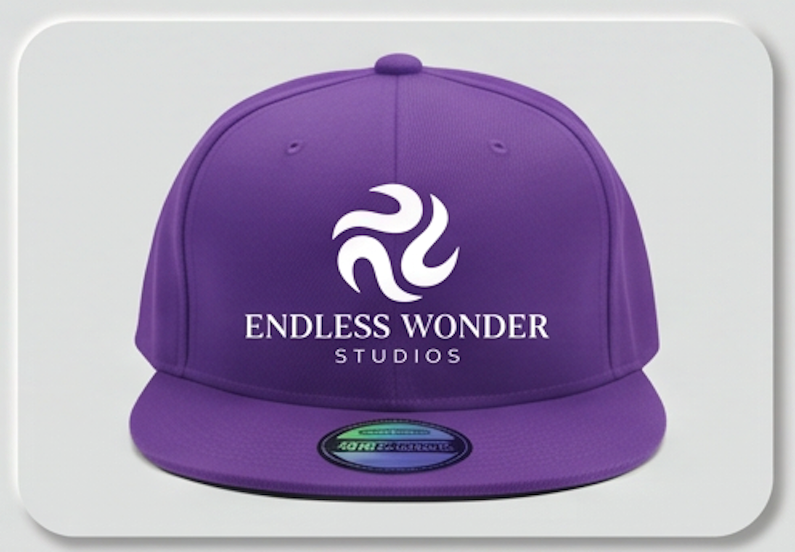 Endless Wonder Studios logo purple hat — EWS official merchandise
