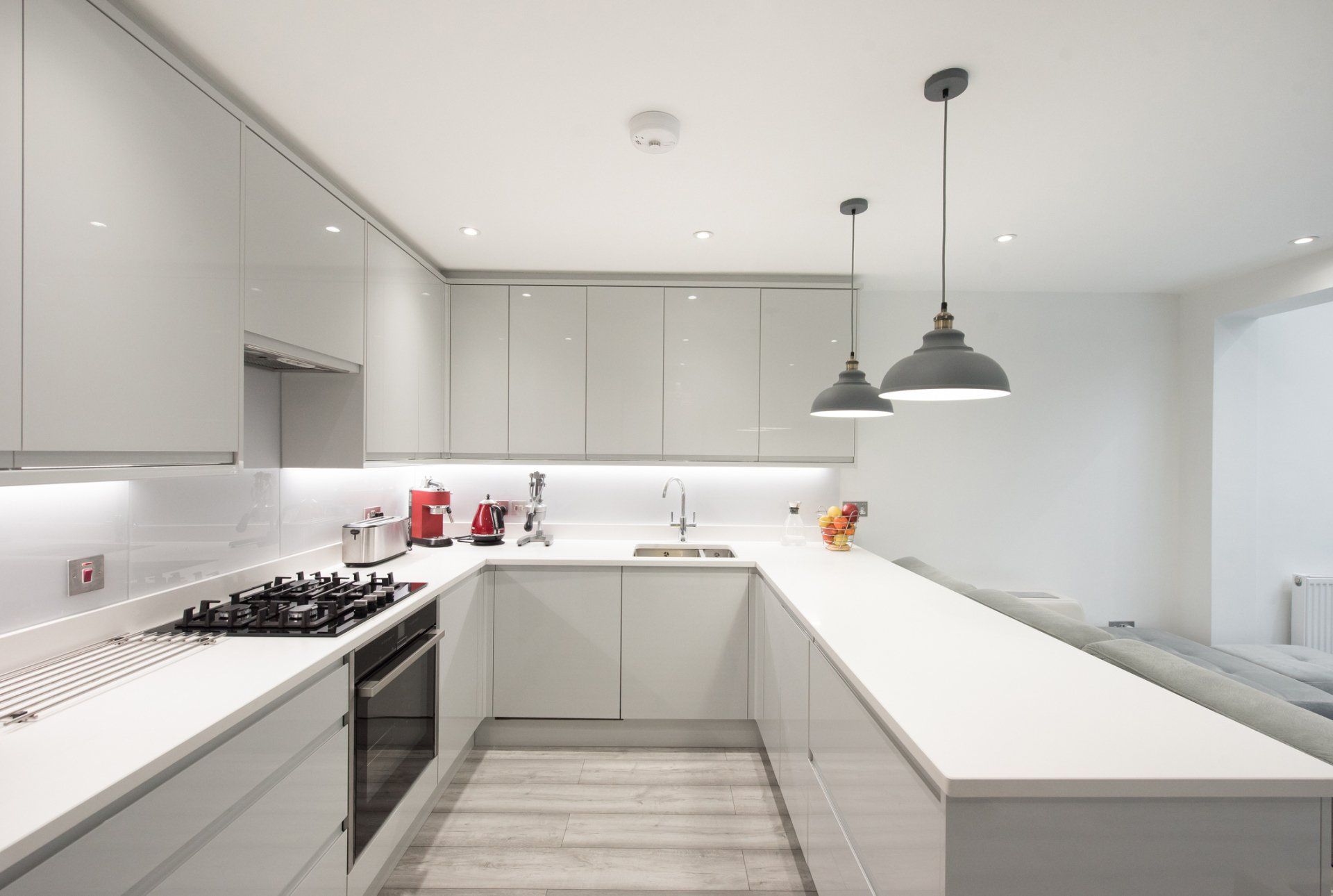 Kitchen With White Theme - Cambridge Maryland - Austin’s Dream