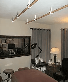 Ashiatsu massage, ceiling bars for balance Ashiatsu massage bars, Santa Rosa, CA