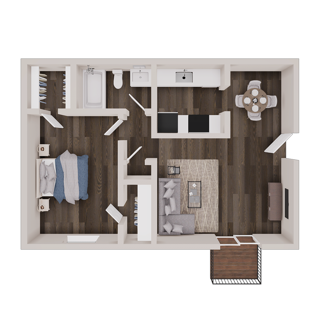 LARGE 1 BED 1 BATH: $1000/MONTH