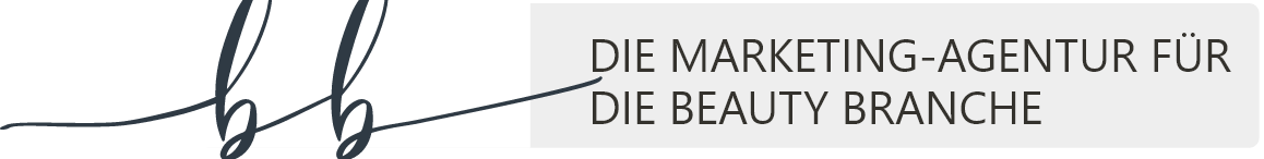 A logo for die marketing agentur for die beauty branche