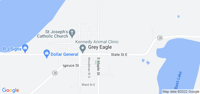 Map of business location