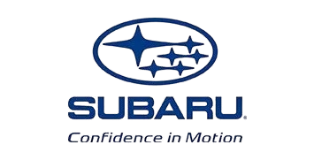 The blue Subaru logo with the Pleiades star cluster emblem above the text "SUBARU Confidence in Motion."