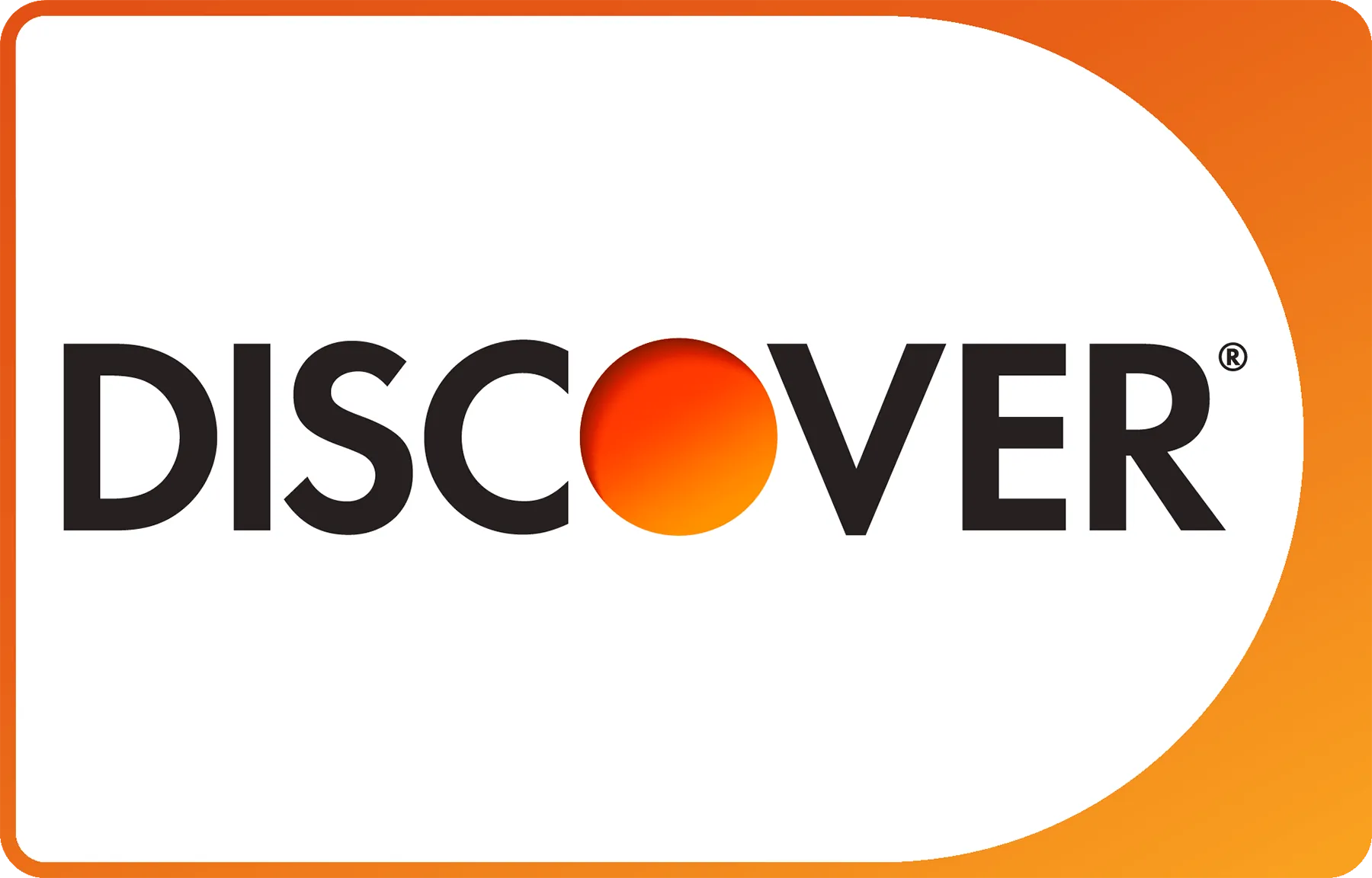 The Discover logo, featuring the black word