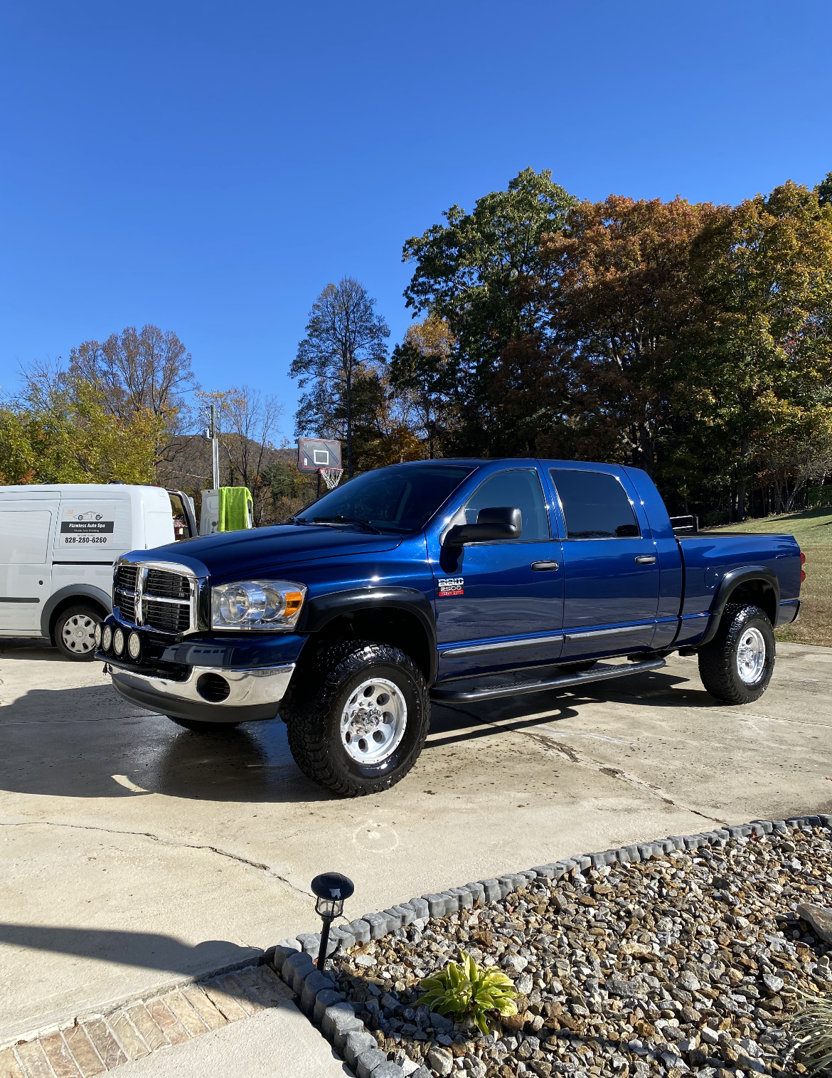 We provide exterior Mobile Detailing for trucks too!