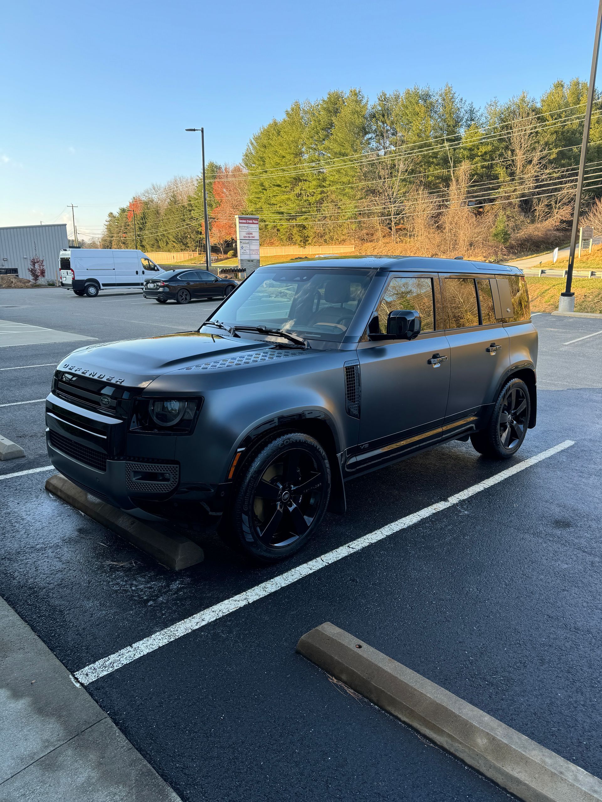 Here is a Land Rover after getting detailed and waxed.